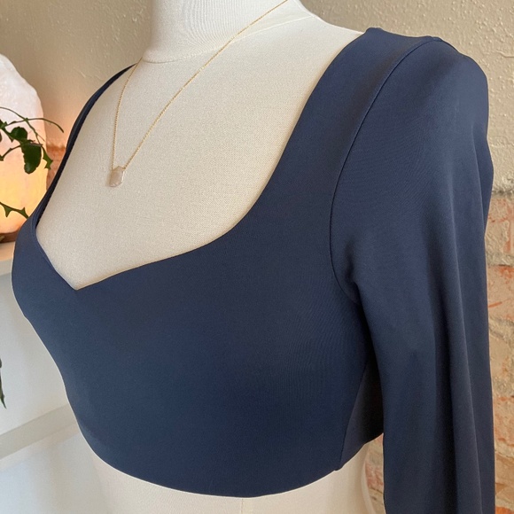 NAMA Navy Body Butter Sweetheart Long Sleeve SIZE MEDIUM - Picture 5 of 6